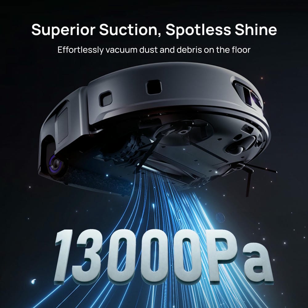 3i S10 self empty robot vacuum cleaner suction power